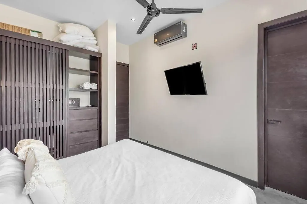 1Min To Downtown Asana Premium W/ Pool & Concierge Apartment Tulum Mexico